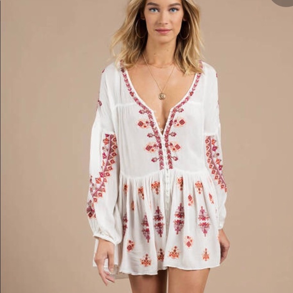 Free People- Ariana Tunic in White - Picture 3 of 9